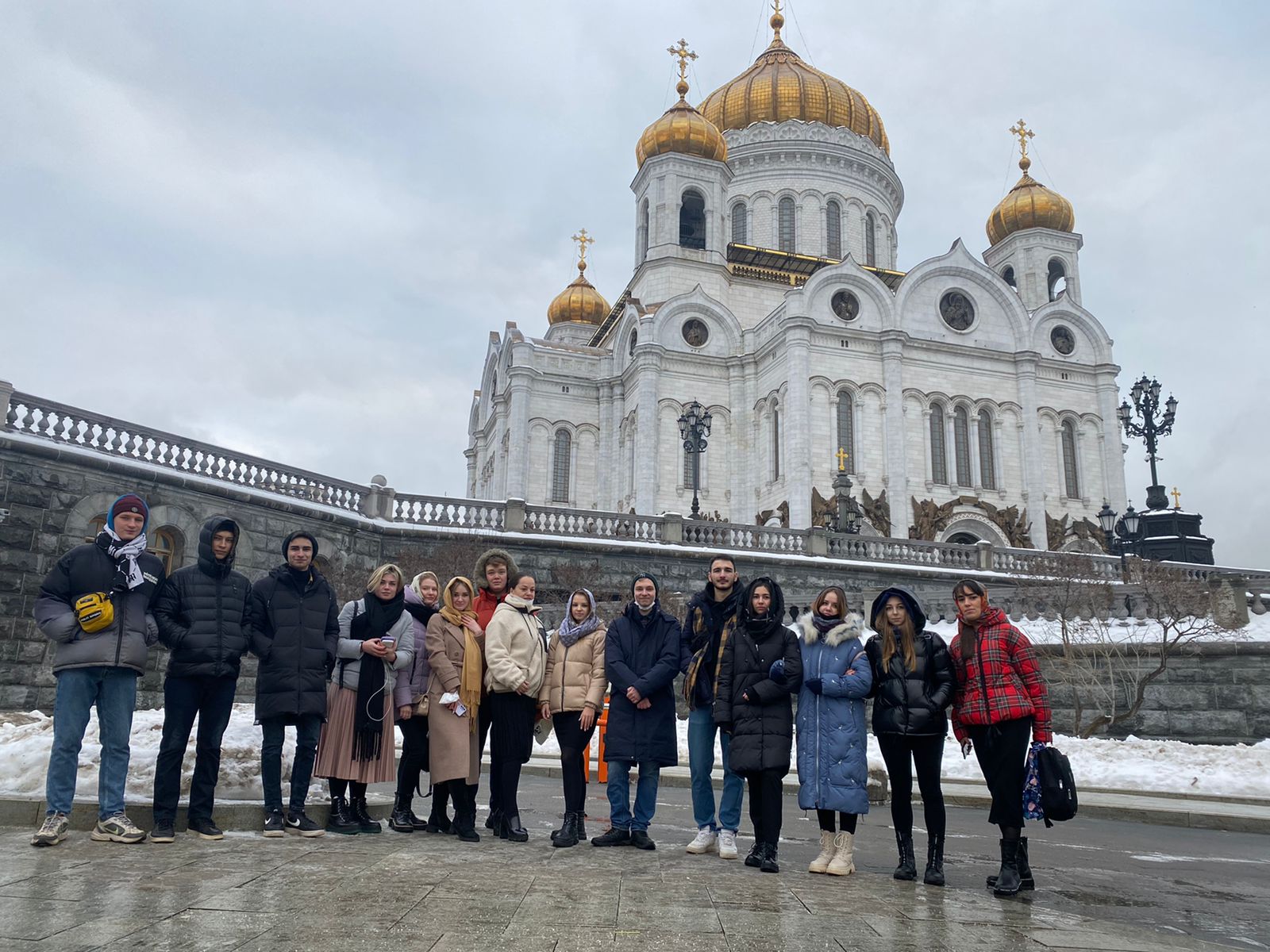 Студенты кафедры Туризма посетили Храм Христа Спасителя